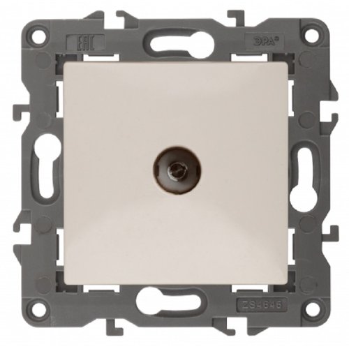 Розетка TV Оконечная без рамки Эра Elegance 1-м. слоновая кость картинка